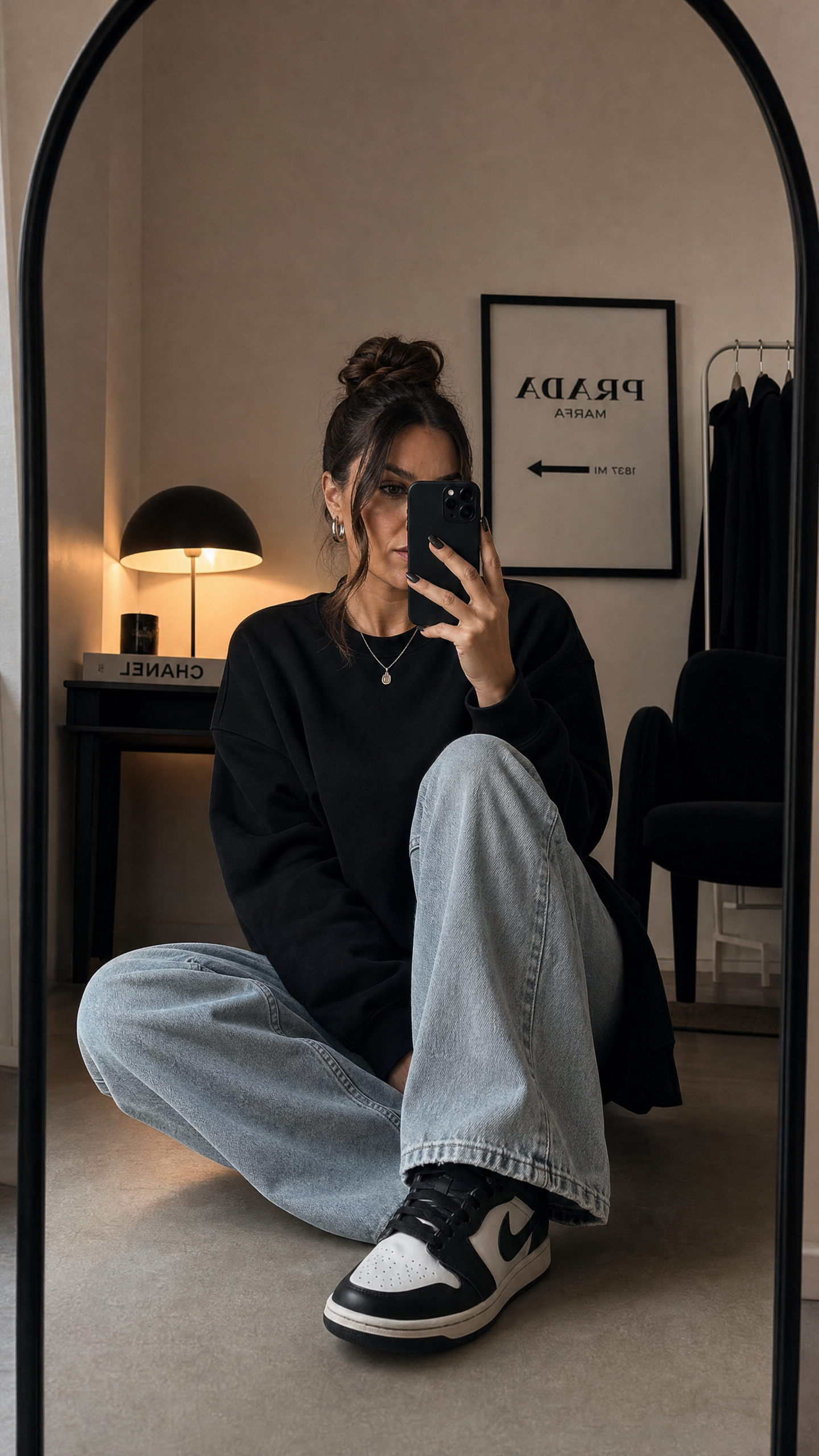 Mirror Selfie Chronicles · Arch Floor Mirror example