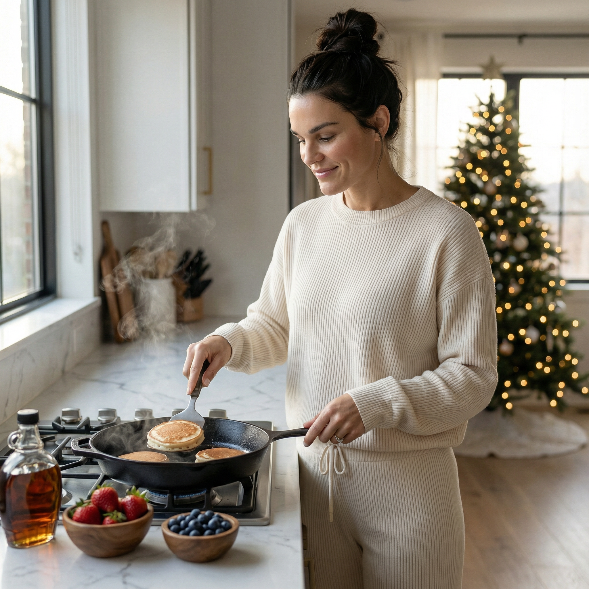 Cozy Holiday Morning Pancakes