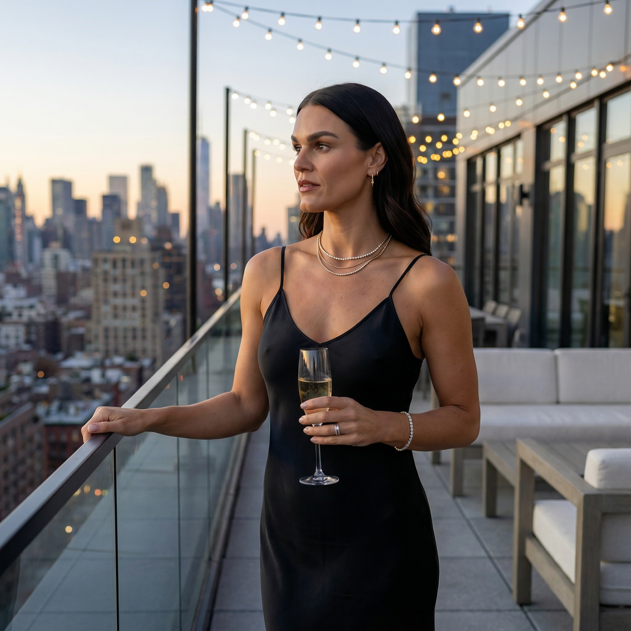 Festive Rooftop Celebration