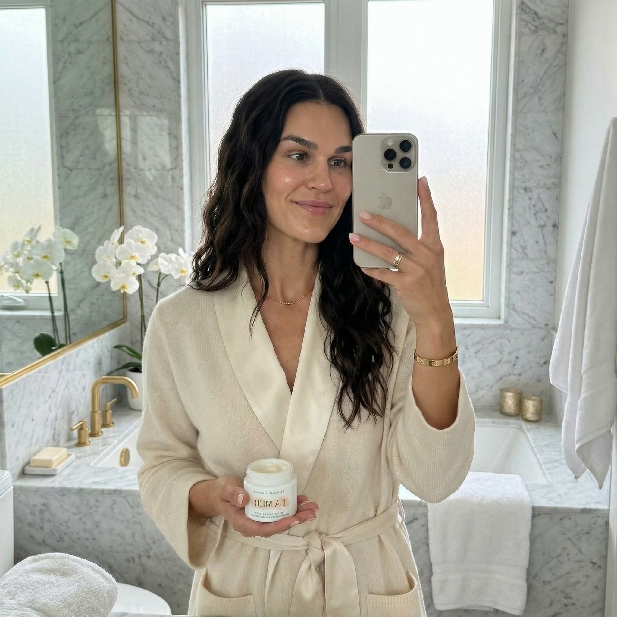 Morning Routine Luxury Selfie